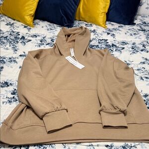 Scarlett Tan Cowl Neck Sweater